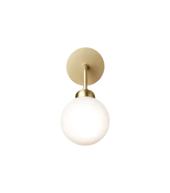 Nuura Apiales vegglampe - messing/Opal