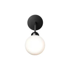 Nuura Apiales vegglampe - svart/Opal