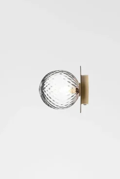 Nuura Liila 1 vegglampe/taklampe - medium - nordic gold / optikk