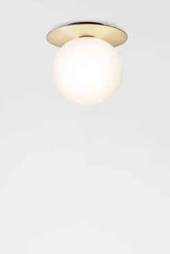 Nuura Liila 1 vegglampe/taklampe - large - nordic gold / opal