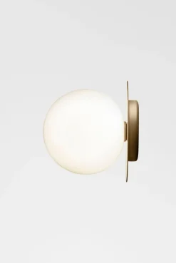 Nuura Liila 1 vegglampe/taklampe - large - nordic gold / opal