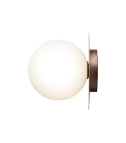 Nuura Liila 1 vegglampe/taklampe - large - bronse / opal