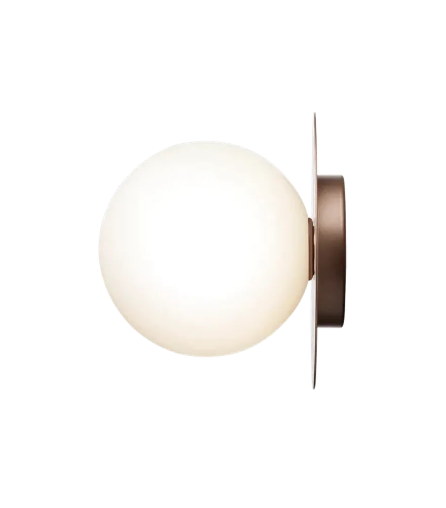 Nuura Liila 1 vegglampe/taklampe - large - bronse / opal