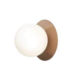 Nuura Liila 1 vegglampe/taklampe - large - bronse / opal