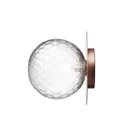 Nuura Liila 1 vegglampe/taklampe - large - bronse / optikk