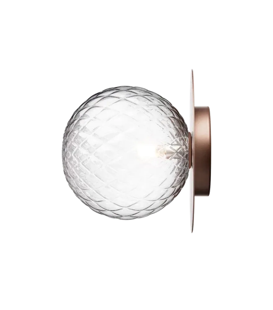 Nuura Liila 1 vegglampe/taklampe - large - bronse / optikk