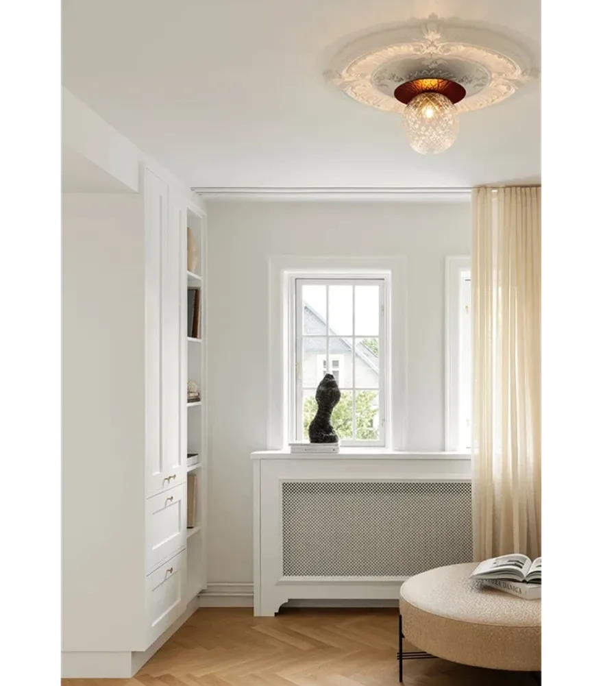 Nuura Liila 1 vegglampe/taklampe - large - bronse / optikk