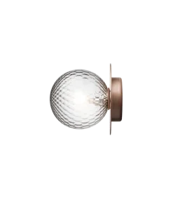 Nuura Liila 1 vegglampe/taklampe - medium - bronse/optic