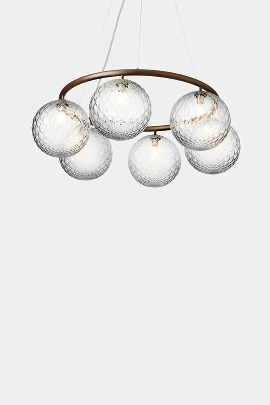 Nuura Miira 6 circular bronse / optikk