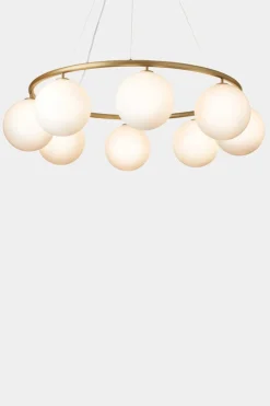 Nuura Miira 8 circular messing / opal