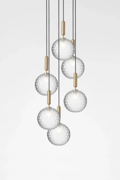 Nuura Miira 6 large messing / optikk