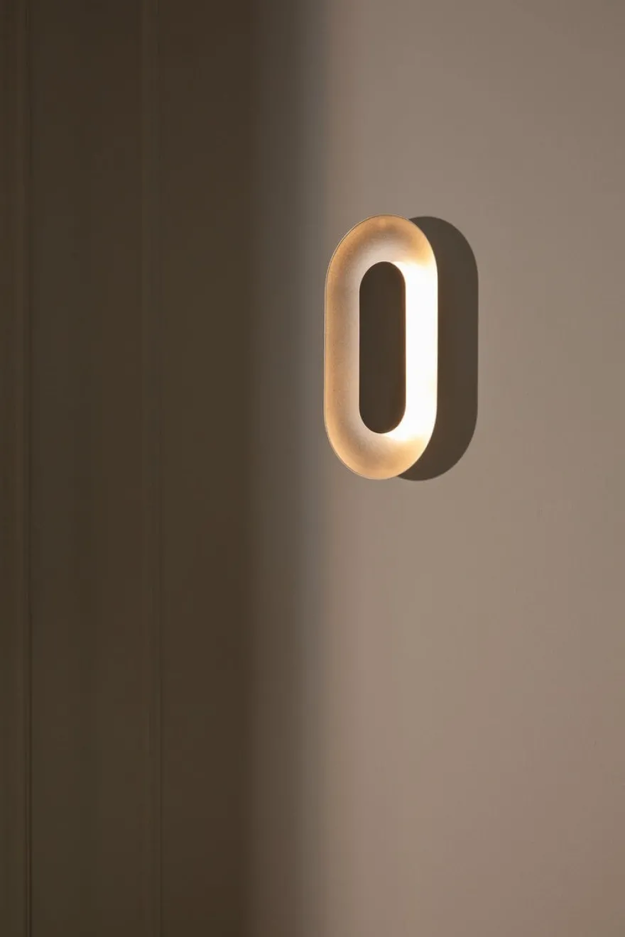Nuura Sasi Small vegglampe - Sølv