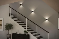Nyara oppladbar vegglampe opp/ned lys med sensor
