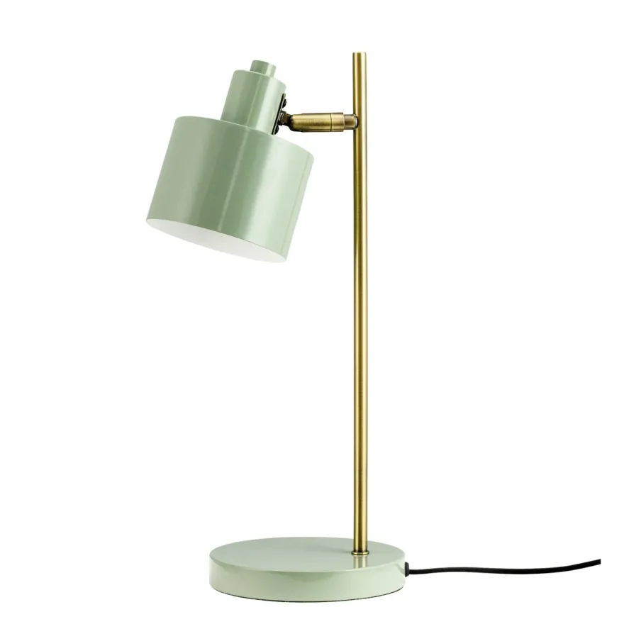Ocean bordlampe - Oliven/Messingfarget