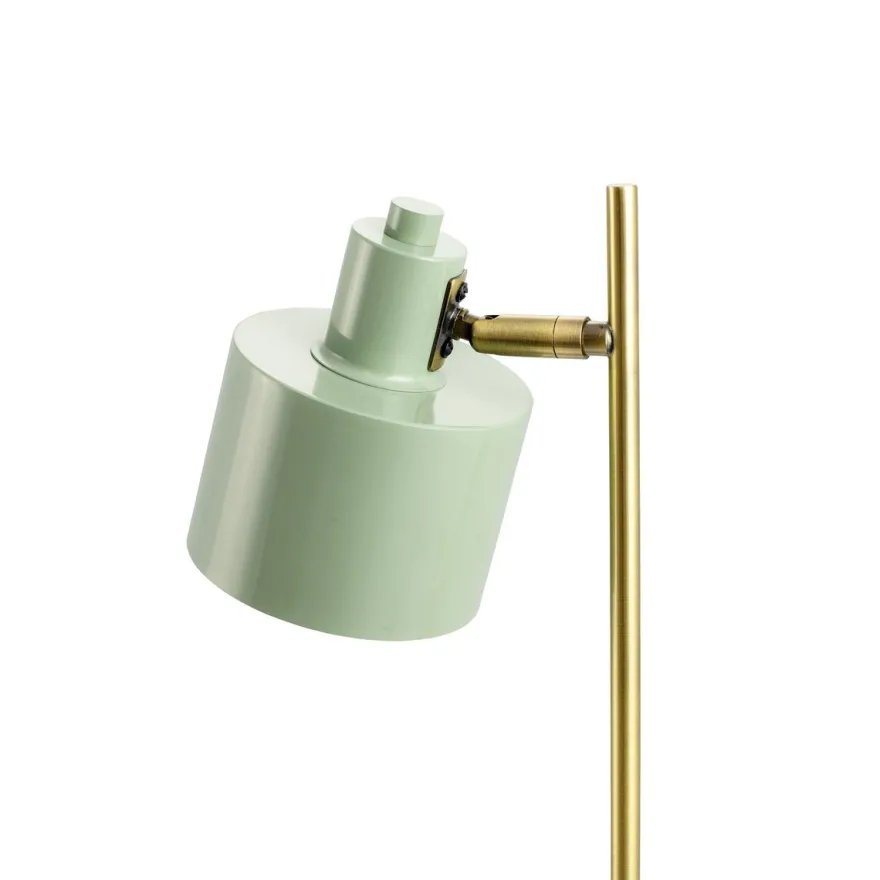 Ocean bordlampe - Oliven/Messingfarget