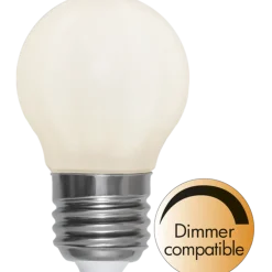 Opalhvit dimbar E27 LED 4,5 cm H7,8 cm