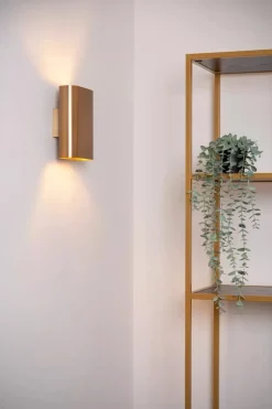 Ovalis vegglampe opp/ned