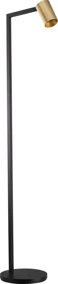 Oz K2 gulvlampe - Svart/Gullfarget
