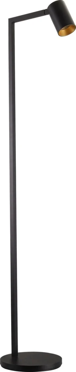 Oz K1 gulvlampe - Svart/Gullfarget