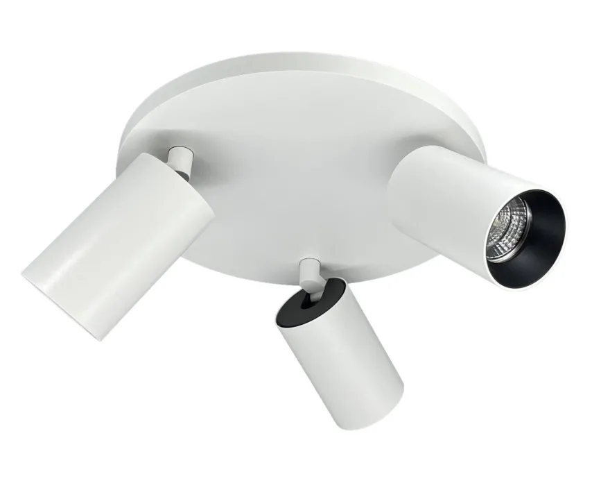 Oz K3 rund taklampe 3-lys GU10