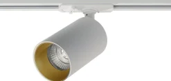 Oz spotskinne 3 spotter 1 meter - Pure white/Svart
