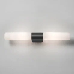 Padova vegglampe for baderom IP44 G9 - Svart/Opal