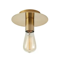 Piatto taklampe - Messingfarget - Messing