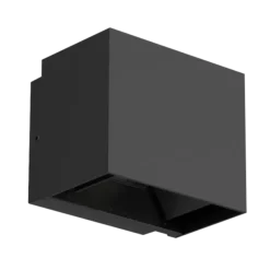 Plaza vegglampe utendørs opp/ned 10W IP65 3000 Kelvin - Svart