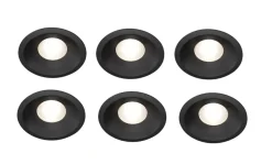 Plejd smart lavtbyggende spot / downlight 2200-4000K IP44 8W RA90 - 6 pakning