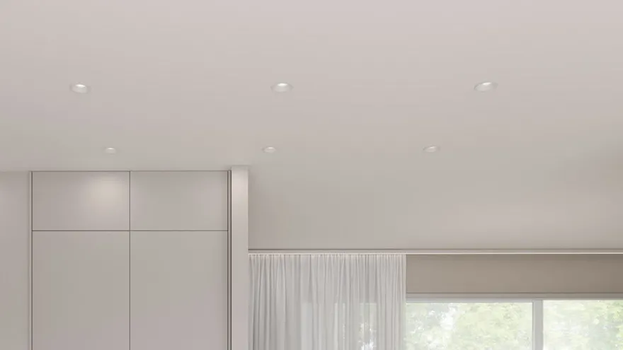 Plejd smart lavtbyggende spot / downlight 2200-4000K IP44 8W RA90