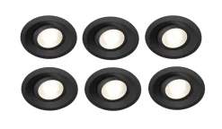 Plejd smart tilt lavtbyggende spot / downlight 2200-4000K IP44 8W RA90 - 6 pakning