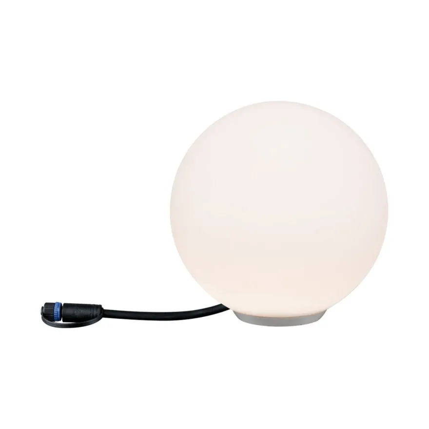 Plug & Shine Globe 20 cm 2,8W 3000 Kelvin IP67 - Med jordspyd