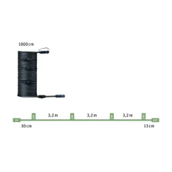 Plug & Shine 10 meter kabel med 5 utganger