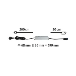 Plug & Shine Strømforsyning 150 Watt - 230/24 Volt