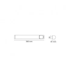 Prelude baderomslampe m/stikk 16W LED 2700K
