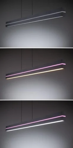 Raiko takpendel 19/6W 2700-6500 Kelvin RGB med fjernkontroll
