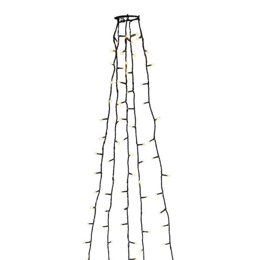 Ring slynge for juletre 5x50 LED 300 cm - Amber