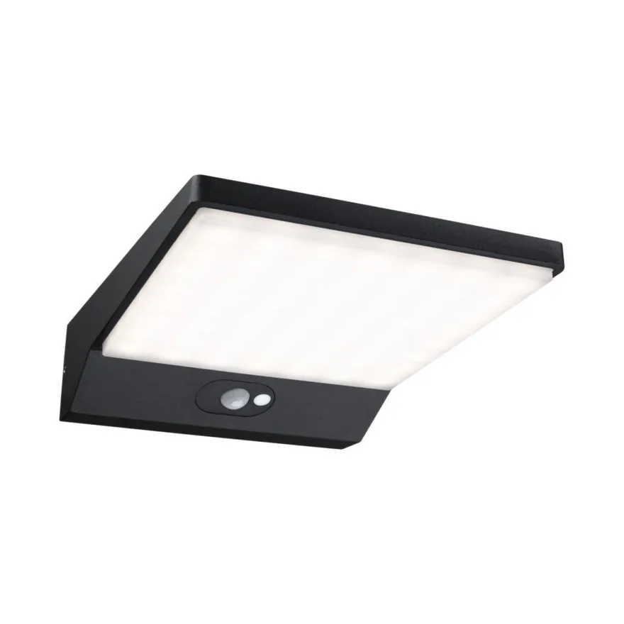Ronas vegglampe utendørs 5W 3000 Kelvin m/bevegelses sensor - Solcelle