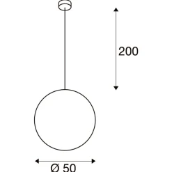 Rotoball 50 cm takpendel