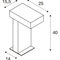 Rusty pullert 40 cm IP44