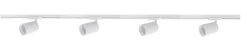 Secco spotskinne 4 spotter 2 meter - Pure white