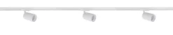Secco spotskinne 3 spotter 1 meter - Pure white