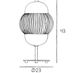 Shahin bordlampe