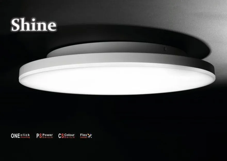 Shine 300 taklampe CS/PS 10/18/24W 2700/3000K Dimbar - Hvit