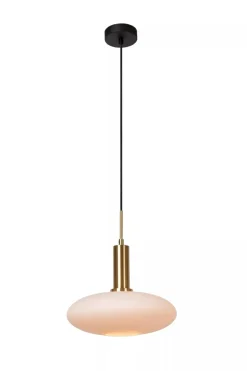 Singala takpendel 30 cm - Svart/Opal/Messingfarget