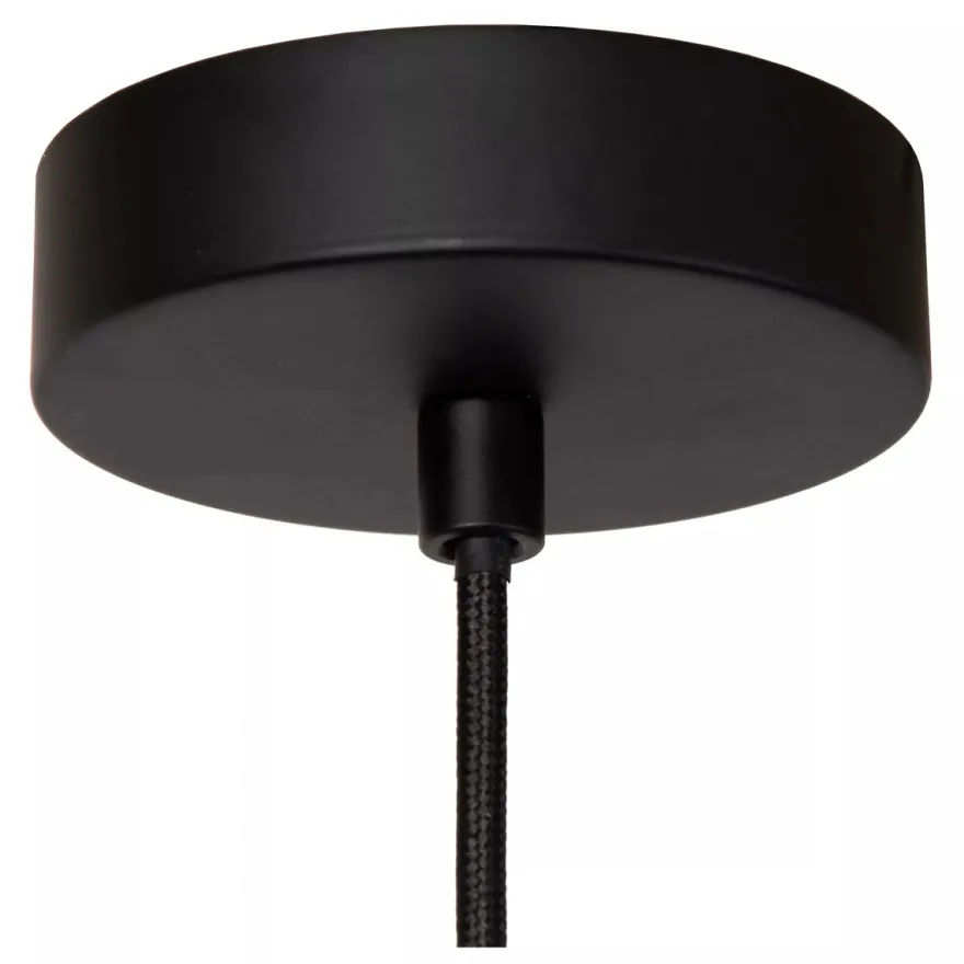 Singala takpendel 30 cm - Svart/Opal/Messingfarget