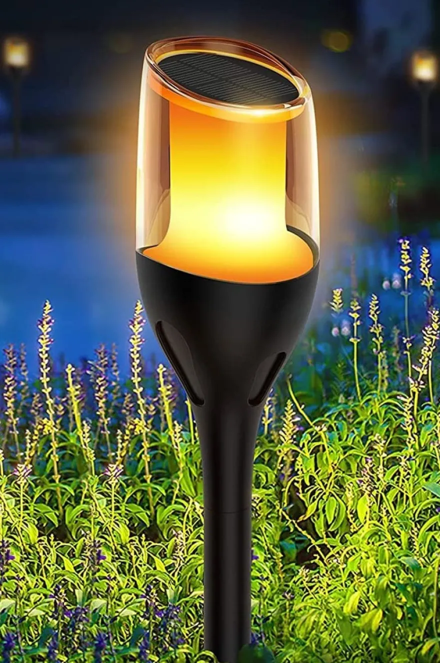 Solar Flame hagebelysning 1W 1600K IP65 - Solcelle