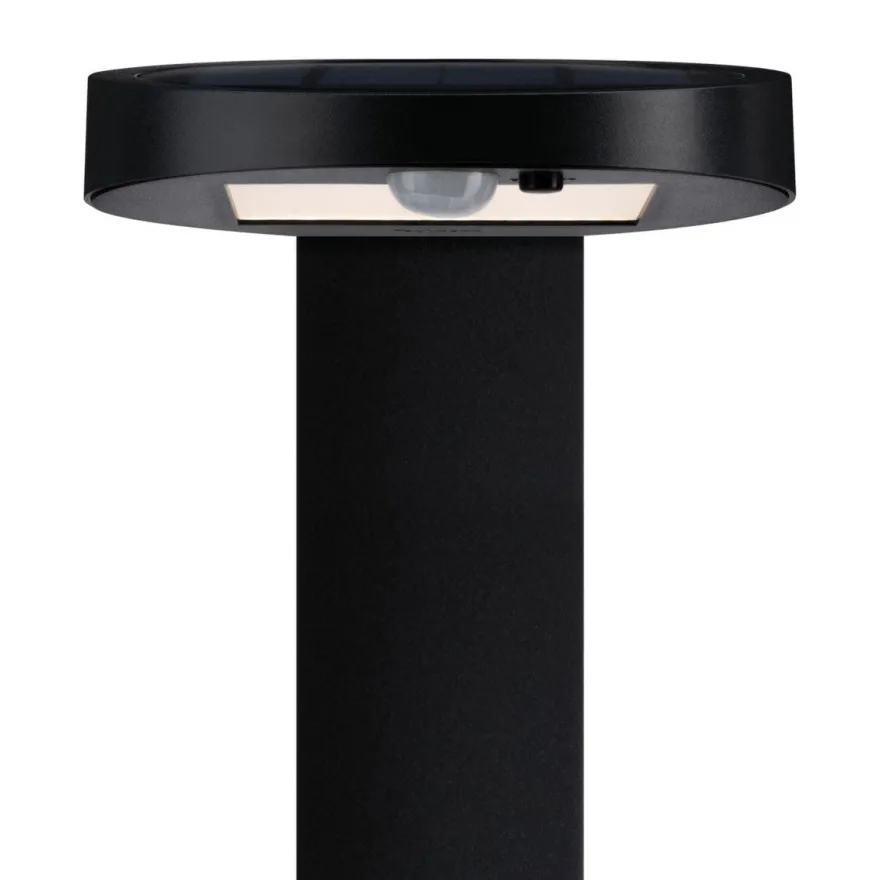 Solar LED pullert 1,2W 3000 Kelvin m/bevegelses sensor IP44 - Solcelle