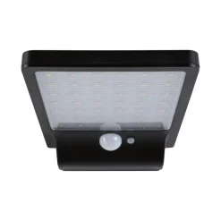 Solveig vegglampe utendørs 4,8W 3000 Kelvin m/bevegelses sensor - Solcelle