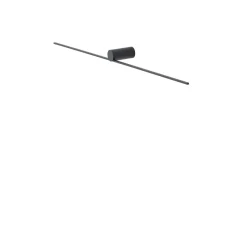 Spin vegglampe medium 99 cm 14W 3000K - Svart